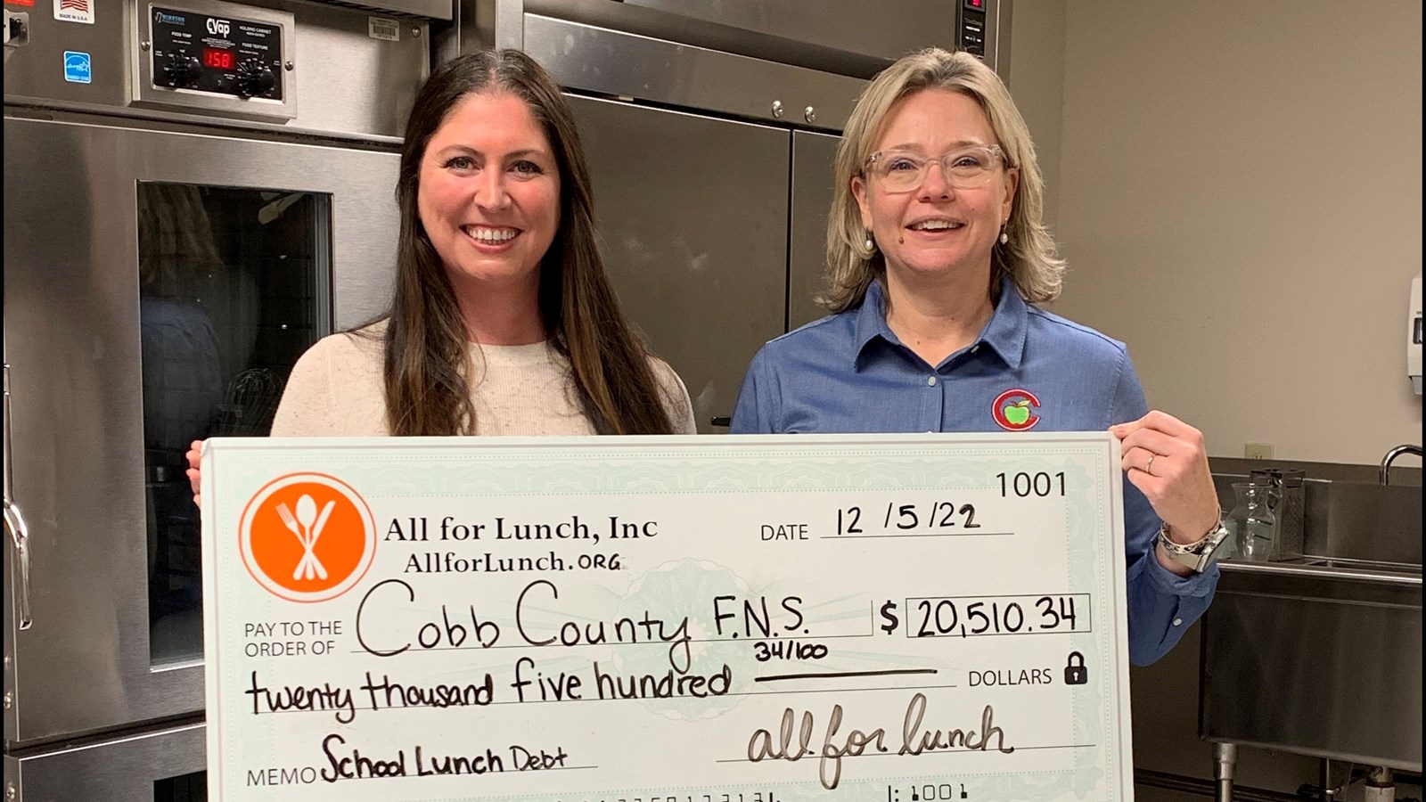 Cobb Schools Food and Nutrition Services Donation